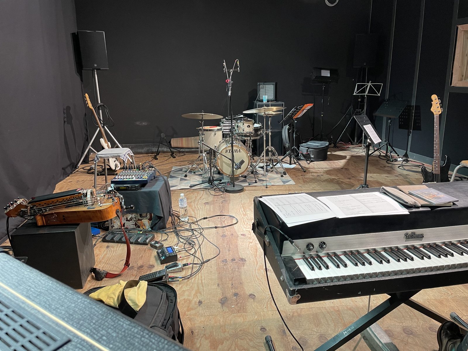 Salle de répétition équipée au Culbuto